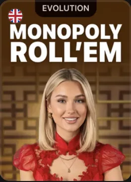 Spilleautomaten Monopoly Roll Em hos Betone